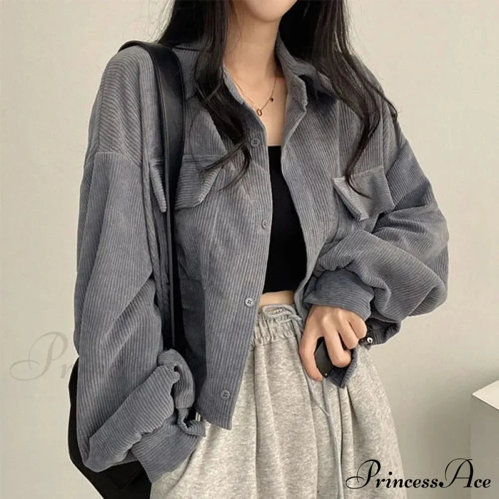 Fashion Casual Comfy Corduroy Jacket image 4