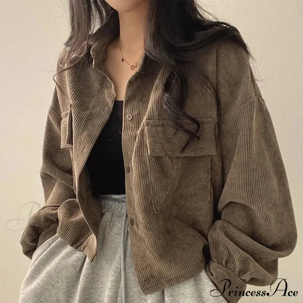 Fashion Casual Comfy Corduroy Jacket image 9