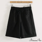 Fashion Elastic Waist Loose Shorts image 5