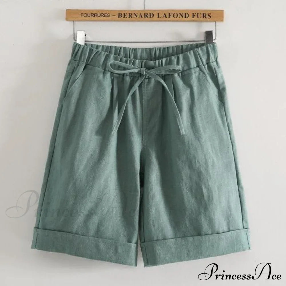 Fashion Elastic Waist Loose Shorts image 6