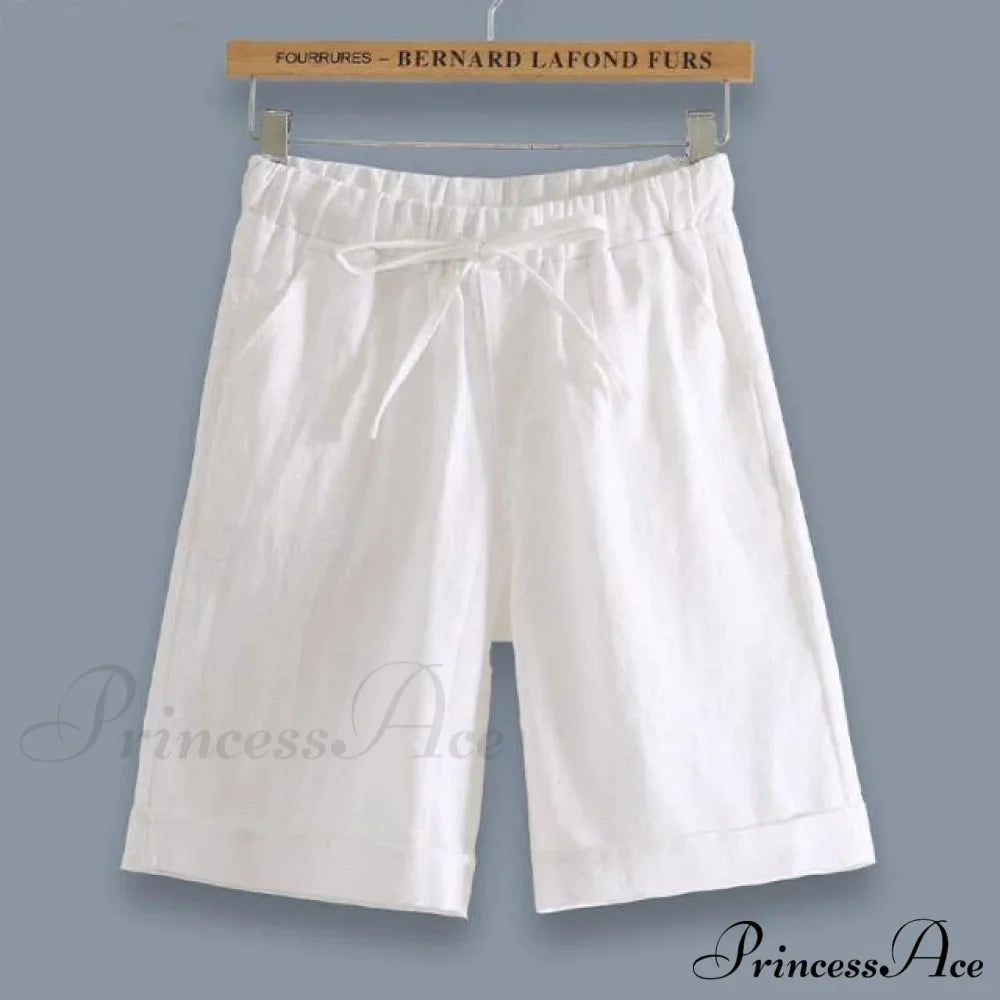 Fashion Elastic Waist Loose Shorts image 4