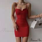 Fashion Elegant Patch Slim Fit Spaghetti Strap Backless Mini Dress image 2