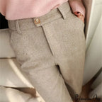 Fashion Office Wear High Waist Harem Pencil Trousers Autumn Winter Pants image 1