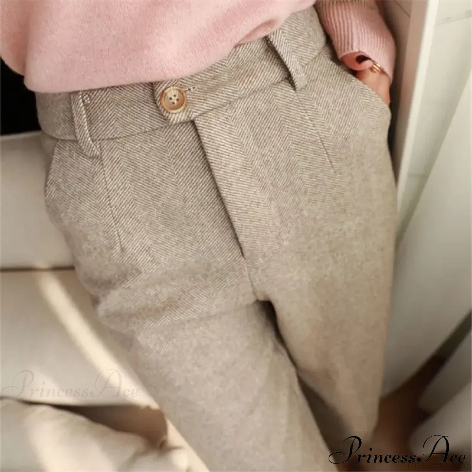 Fashion Office Wear High Waist Harem Pencil Trousers Autumn Winter Pants image 1