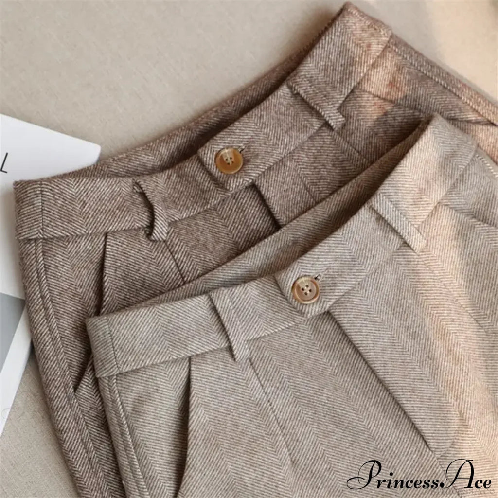 Fashion Office Wear High Waist Harem Pencil Trousers Autumn Winter Pants image 5