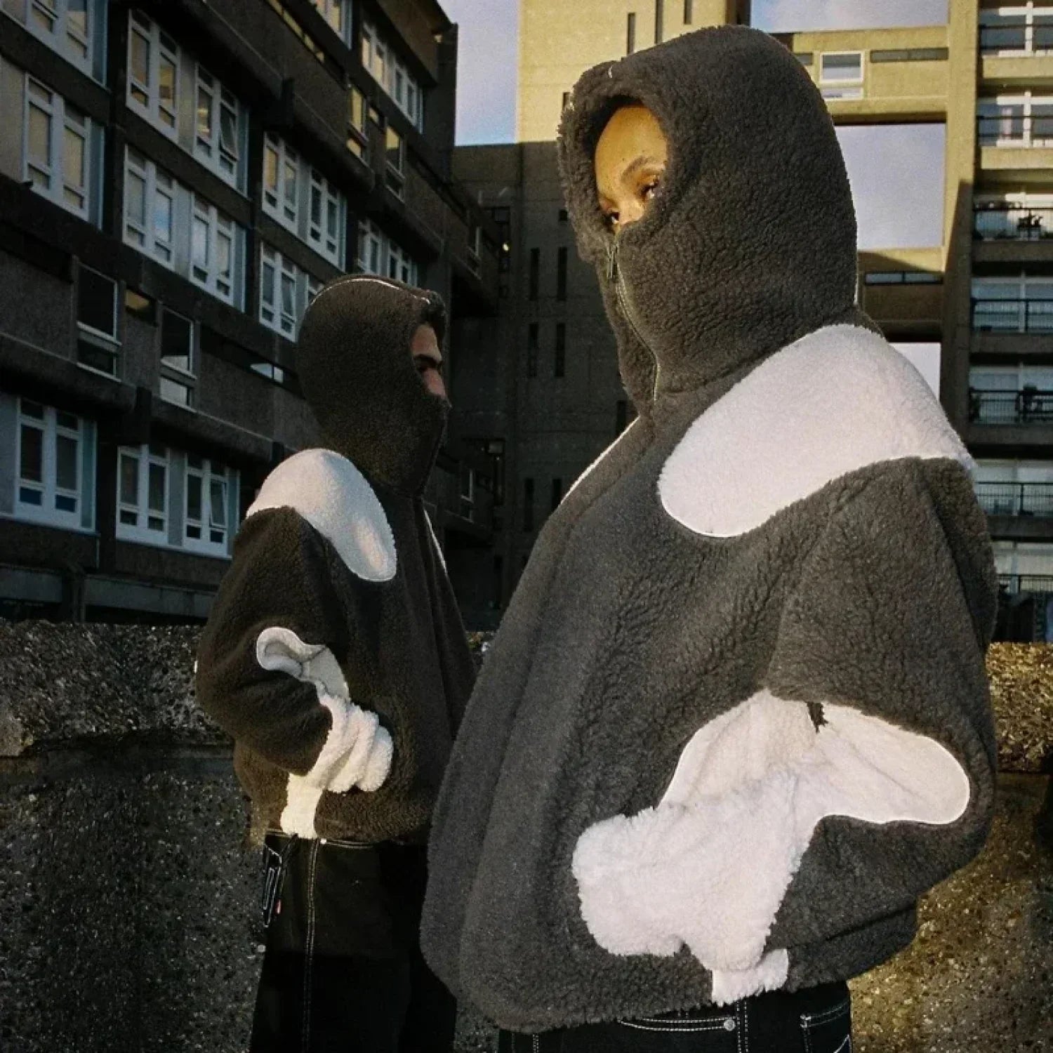 Fashion Oversized Coat Hoodie image 1