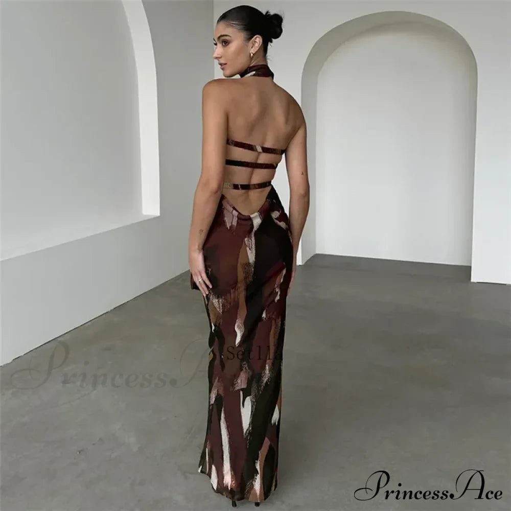Fashion Print Maxi Dress image 2