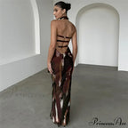 Fashion Print Maxi Dress image 2