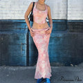 Fashion Print Two Set Maxi Dress image 3