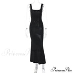 Fashion Sequins Backless Sleeveless Elegant Maxi Dress image 6