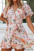 Fashion Short Graceful Sleeve Stripe Dress image 1