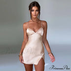 Fashion Sleeveless Mini Night Club Party Backless Y2K Clothes Streetwear Bodycon Dress image 4