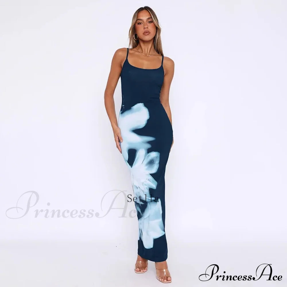 Fashion Sleeveless Slip Long Maxi Dress image 3