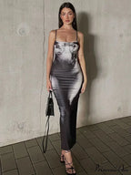 Fashion Slip Sleeveless Maxi Dress image 2
