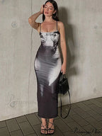 Fashion Slip Sleeveless Maxi Dress image 1