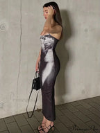 Fashion Slip Sleeveless Maxi Dress image 4