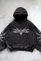 Fashion Trend Fleece Padded Zipper Hoodie image 1