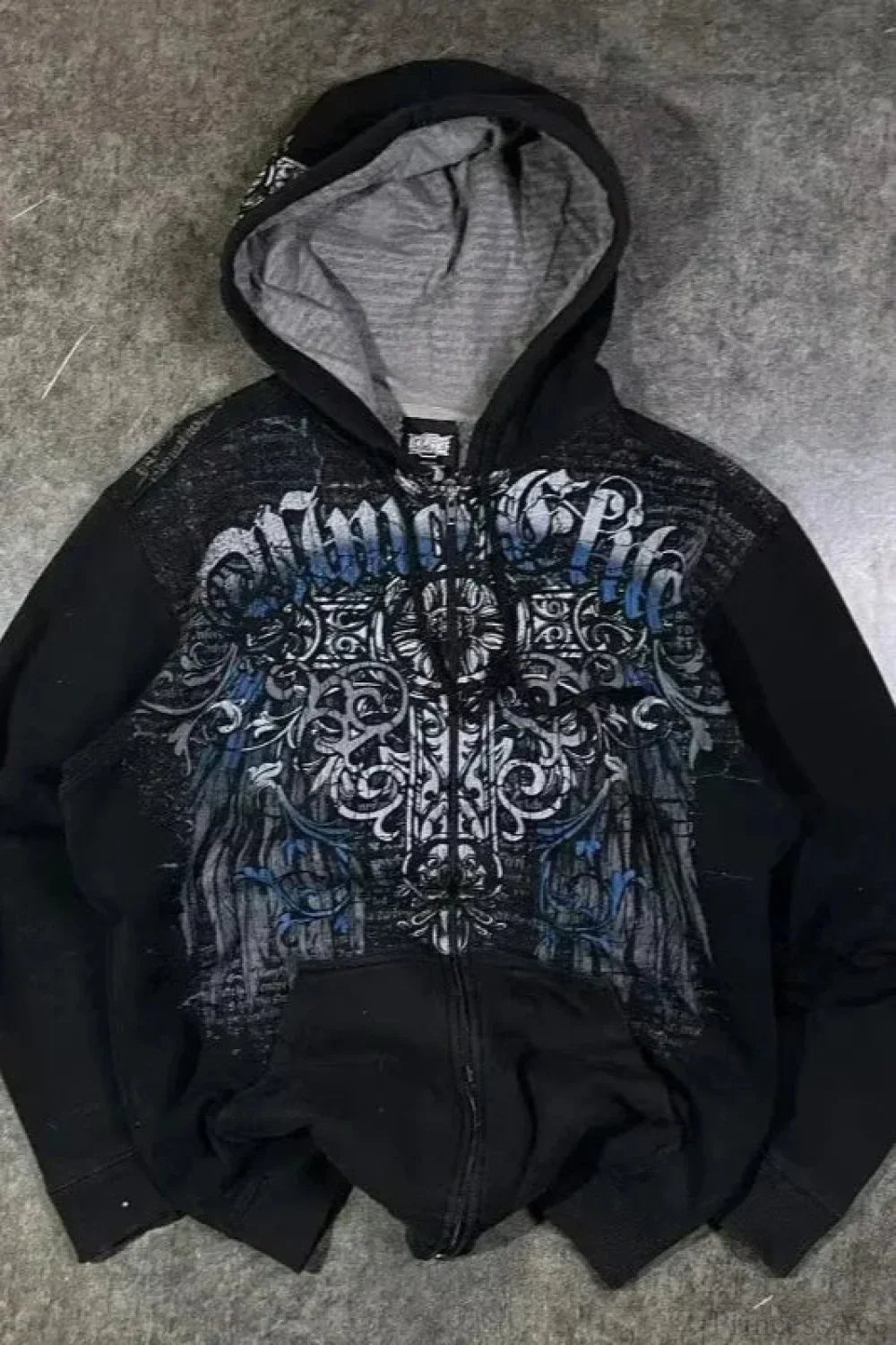 Fashion Trend Fleece Padded Zipper Hoodie image 10