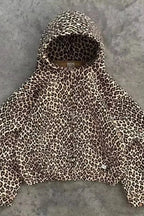 Fashion Trend Fleece Padded Zipper Hoodie image 9