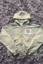 Fashion Trend Fleece Padded Zipper Hoodie image 4