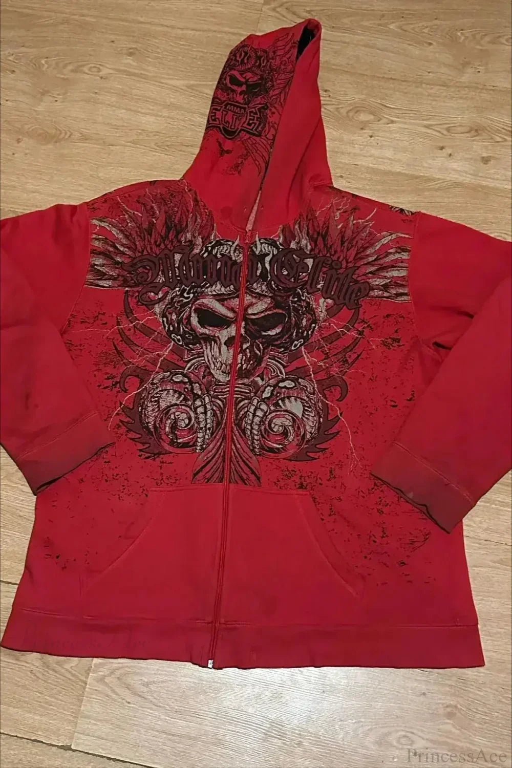 Fashion Trend Fleece Padded Zipper Hoodie image 13