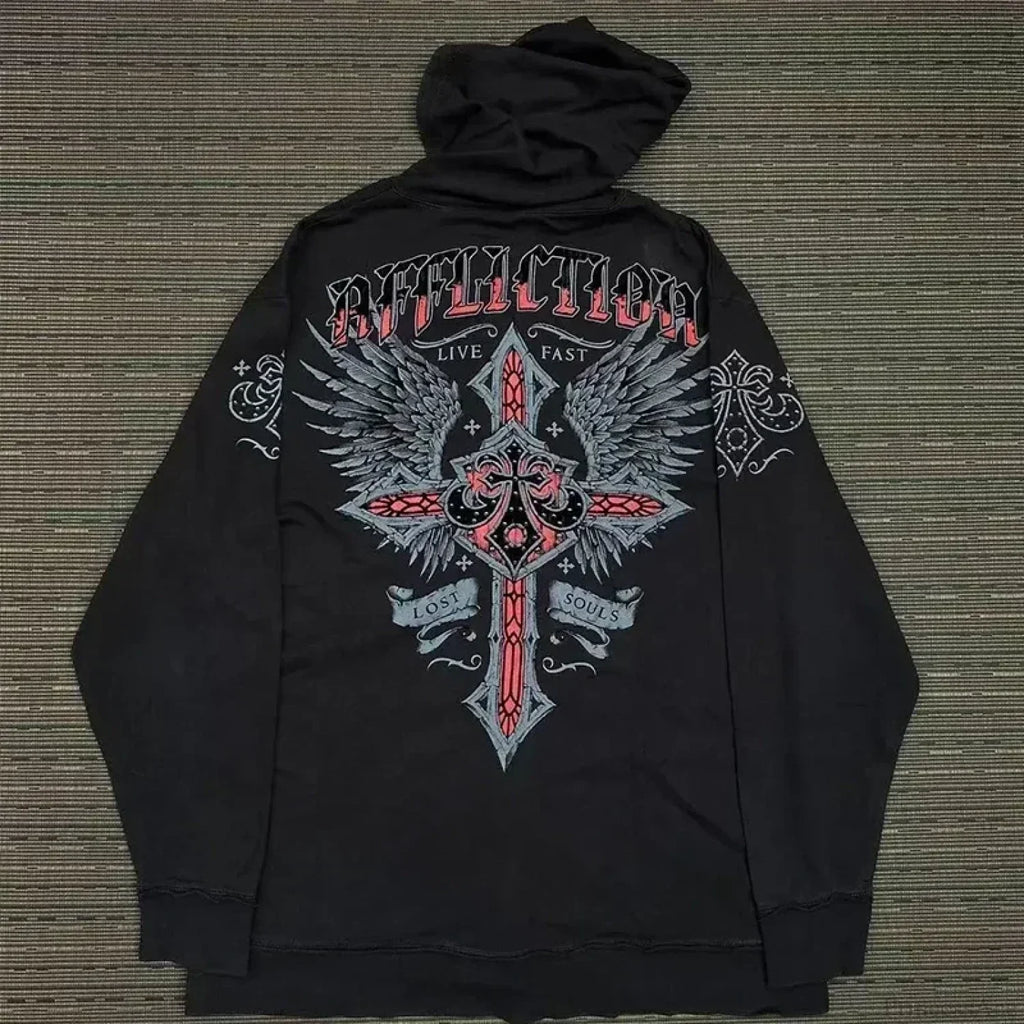Fashionable Loose Plus Size Hoodie image 10
