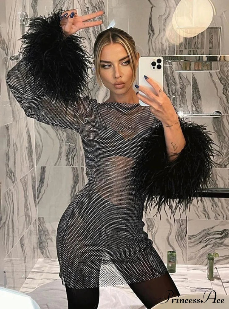 Fashionable Mesh Women's Dress image 5