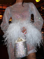 Fashionable Mesh Women's Dress image 2