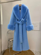 Faux Fur Fur Collar Loose Warm Overcoat image 4