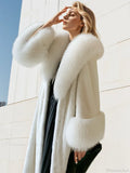 Faux Fur Fur Collar Loose Warm Overcoat image 1