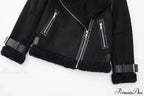 Faux Fur Stylish Double-sided Zipper Jacket image 15