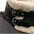 Faux Fur Stylish Double-sided Zipper Jacket image 8