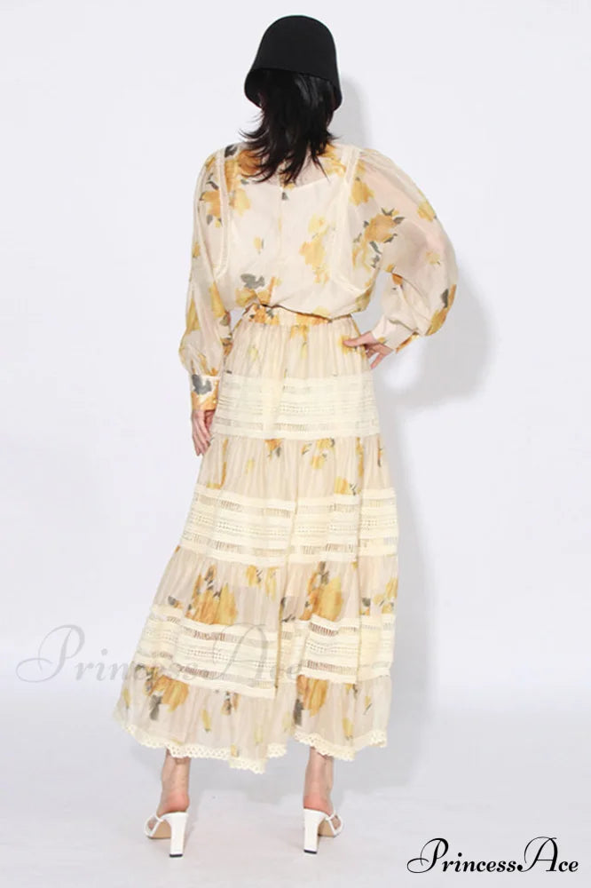 Faye Floral Top Charming + Skirt Set image 8