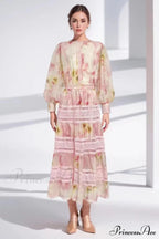 Faye Floral Top Charming + Skirt Set image 1