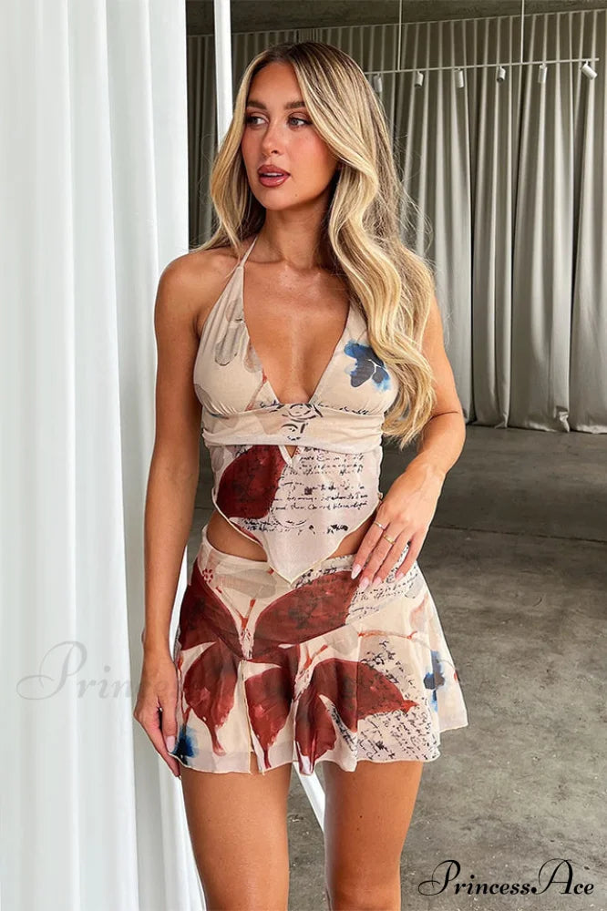 Faye Top Stylish + Skirt Set image 5
