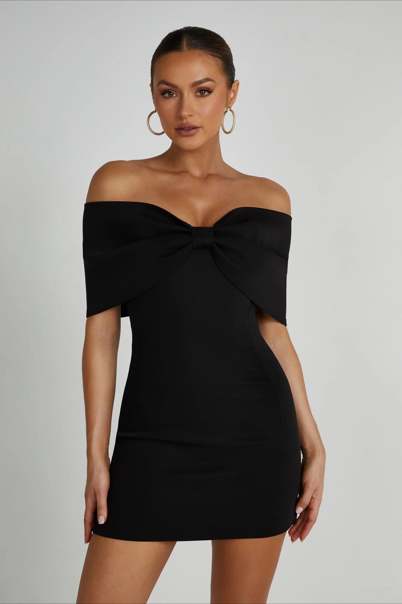 Off-the-shoulder Bodycon Cocktail Dress image 11