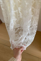 Relaxed Lace Vintage A Line Skirt image 3