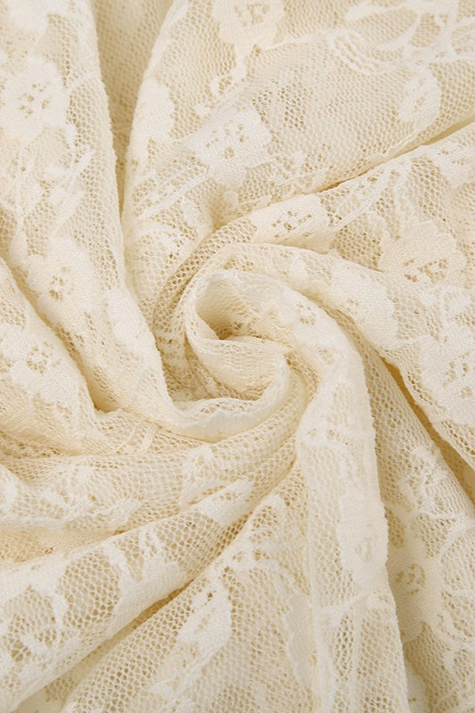 Lace Asymmetrical Maxi Skirt image 3