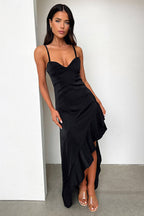 Backless Split Cami Maxi Party Dress image 7