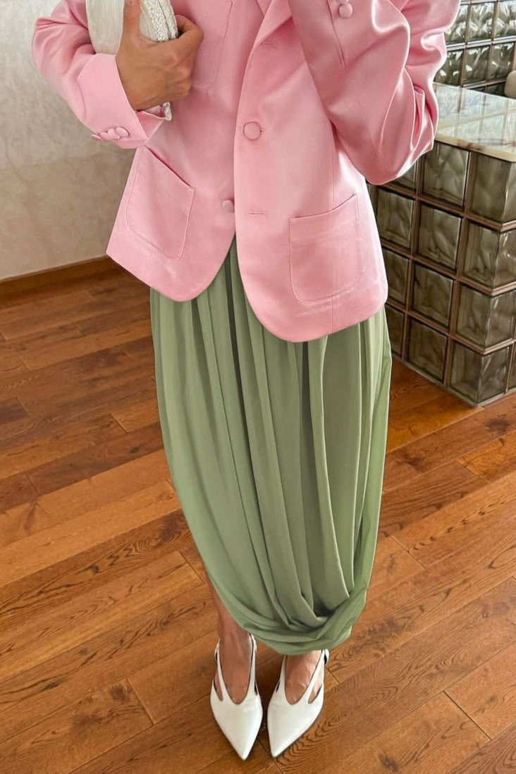 Chic Chiffon Flowing Maxi Skirt image 5
