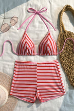 Striped Towel Cloth Fresh Bikini Set image 8