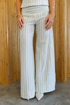 Striped Halter Cami Wide Leg Pants Two Piece Set image 11
