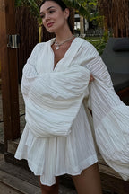 Elegant Tie Loose Shorts Two Piece Set image 4