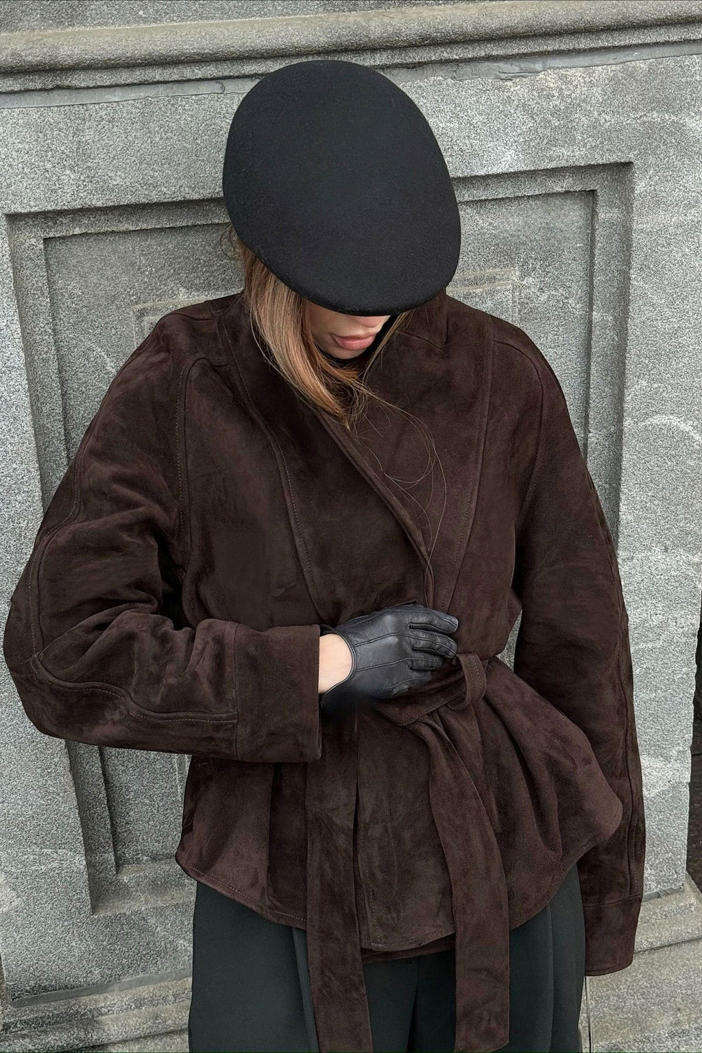 Suede Vintage Long Sleeve Jacket image 10