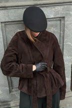 Suede Vintage Long Sleeve Jacket image 10