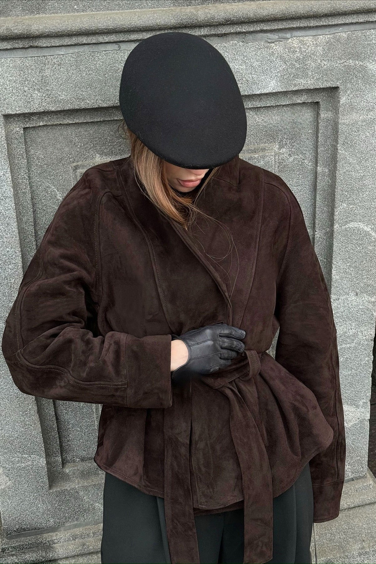 Suede Vintage Long Sleeve Jacket image 10