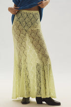 Lace Hollow Out Long Skirt image 1