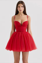 Chiffon Lace-up Backless Cocktail Dress image 17