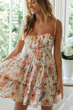 Floral Flared Hem Cami Mini Dress image 5
