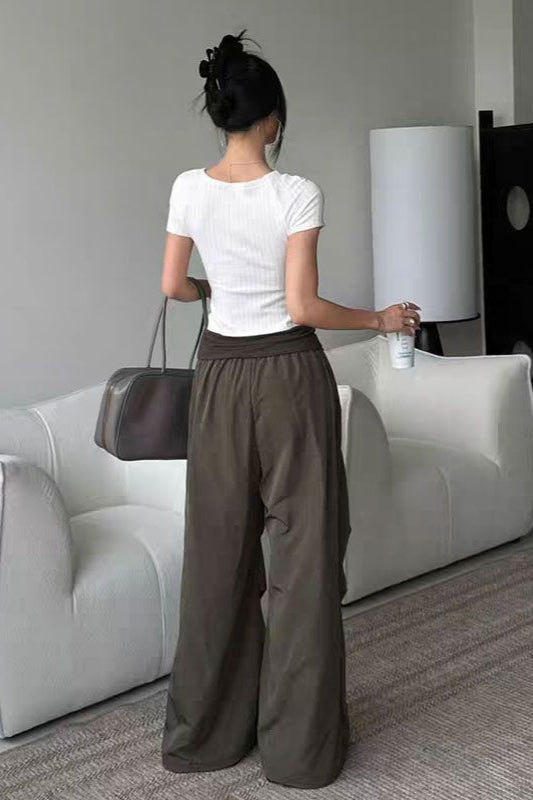 Y2K Retro Cuffed Button Cargo Pant image 5